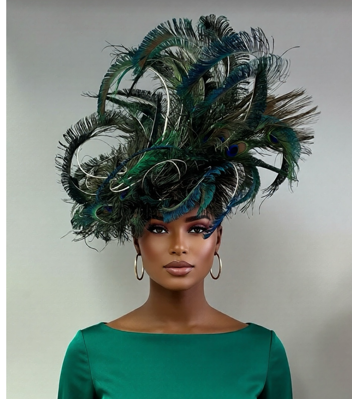 Peacock Fascinator