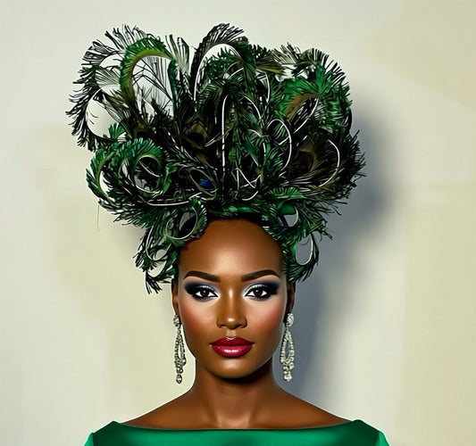 Peacock Fascinator